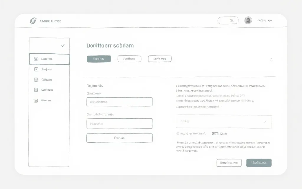 注册入口页面结构示意